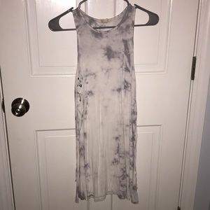 Marbled tank top/ tee shirt dress, American Eagle